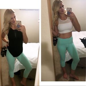 ZYIA- Teal Cropped Light n Tights